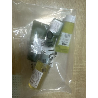 Origins 品木宣言 穩膚急救組 潔顏油30ml+靈芝光潤機能水 7ml+滋潤面膜15ml+3重速效修護精萃15ml