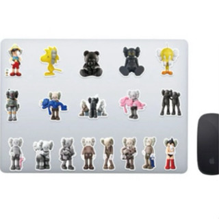 kaws 潮牌 行李箱手機安全帽貼紙 臺灣現貨