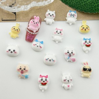 美甲 日系可愛兔子 吉伊卡哇兔兔 樹脂飾品 美甲飾品 diy奶油膠手作飾品