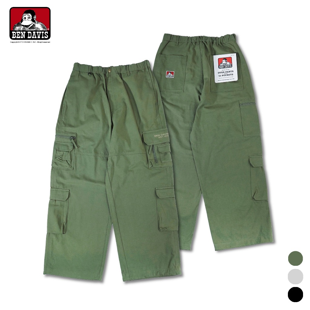 BEN DAVIS THESE DAYS TECH CARGO PANTS 猿人 街頭 寬鬆 直筒 多口袋 工作褲 3色