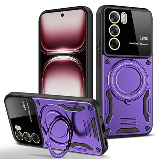 磁吸Reno15 pro超耐摔引磁環支架手機殼OPPO Reno12pro台灣版Reno10pro Reno11
