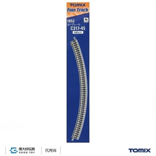 TOMIX 1852 彎軌 C317-45(F) (4入) 木枕