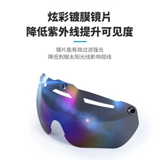 COLNELS自行車安全帽專用鏡片 彩色磁吸鏡片 透明磁吸鏡片