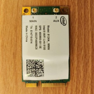 Mini PCIE 筆記型電腦內建無線網絡卡