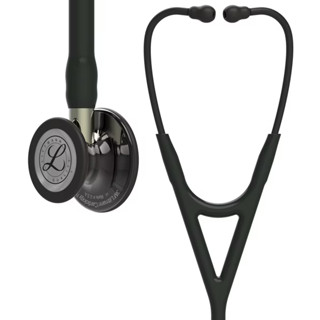 【3M】Littmann心臟科第四代 6204, 尊爵黑色管/高光煙燻黑聽頭/香檳金屬杆(美國製造 聽診器權威)