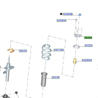 日產大盤 NISSAN 原廠 X-TRAIL T33 1.5T 避震器