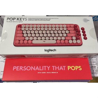 新莊 內湖 含稅價2000元 羅技 POP Keys 無線機械式鍵盤 臺灣公司貨 贈送羅技潮流手託