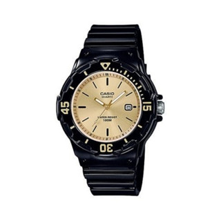 CASIO 卡西歐 簡約錶盤 潛水風 指標 運動錶 - 香檳金 x 黑 (LRW-200H-9E) [ 秀時堂 ]