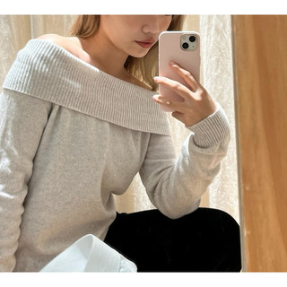 熱賣🔥多款Brandy Melville Daniela Top一字領針織上衣