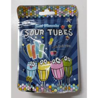 逸品珍選 sweet memories sour tubes 迷你酸筆管軟糖(綜合水果風味) 60g 現貨1 土耳其糖果