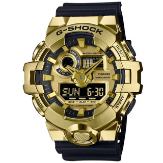 CASIO 卡西歐 G-SHOCK 強悍金屬 雙顯腕錶 GM-700G-9A
