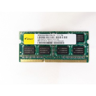 新買的筆電升級所以更換 二手 南亞Elixir DDR3 1333 PC3-10600 2GB 筆記型電腦記憶體