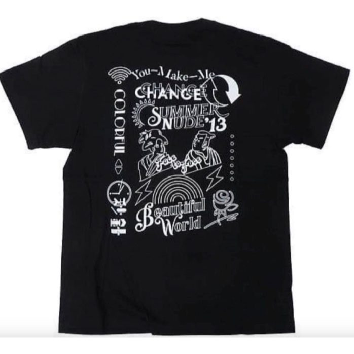 山下智久【Beautiful World】Club 9 會員限定線上控 T恤(黑)(XL) 新品