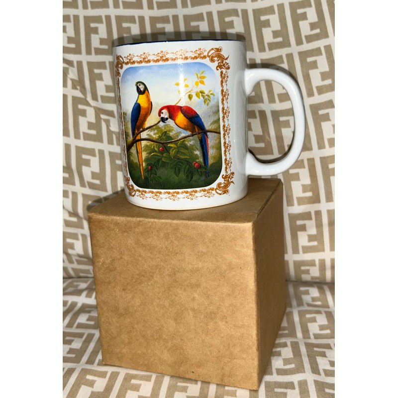 橘色設計款曲線馬克杯、全新貓咪瓷杯、黑色馬克杯