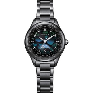 ∣聊聊可議∣CITIZEN 星辰 100週年限量宇宙幻彩 xC 鈦金屬光動能電波女錶 EE1008-56E