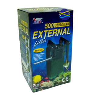 微笑的魚水族☆Leilih-鐳力【小型外掛式桶式過濾器(迷你圓桶) EX-500】