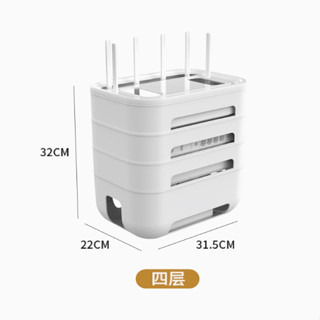 ➽現貨皓哥 不擋訊號wifi無線路由器/電視盒/插座/收納盒有效整理雜亂的線路外漏問題