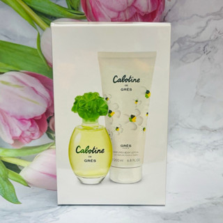 ［大貨臺日］Gres Cabotine 清秀佳人 女性淡香水禮盒(香水100ml+身體乳200ml)