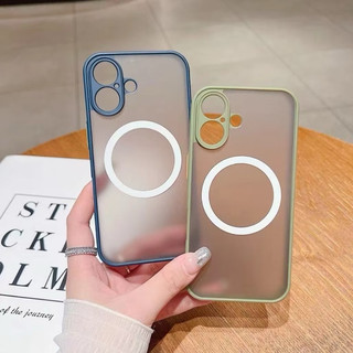 APPLE🍎 蘋果I16墨綠軍綠色🧤magsafe磁吸磨砂手機殼🌿