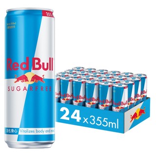 Red Bull 紅牛無糖能量飲料 355ml (24罐/箱) 官方直營店【超取限購1箱】
