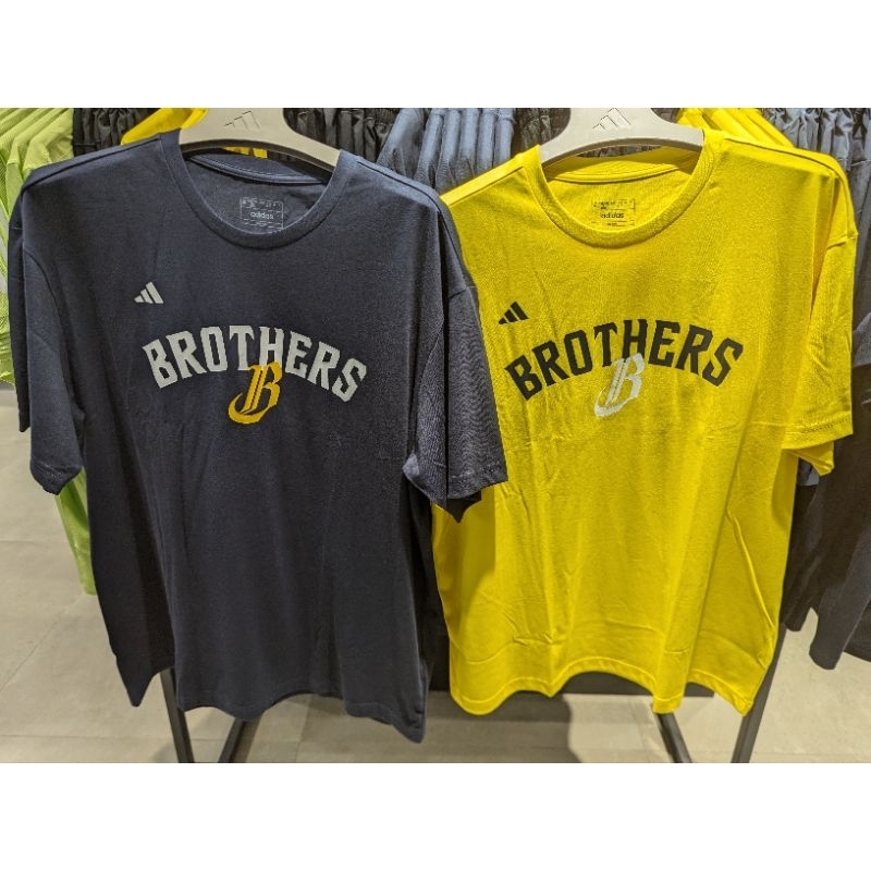 南🔥2024 10月 ADIDAS 愛迪達 中信兄弟 兄弟象 象迷 黃衫軍 爪爪 紀念運動短TEE JL6223