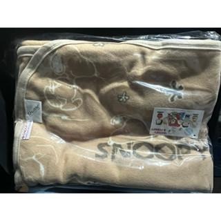 全新～SNOOPY史努比 輕柔小毛毯 沙發毯 冷氣毯 汽車毯 ／造型腰枕