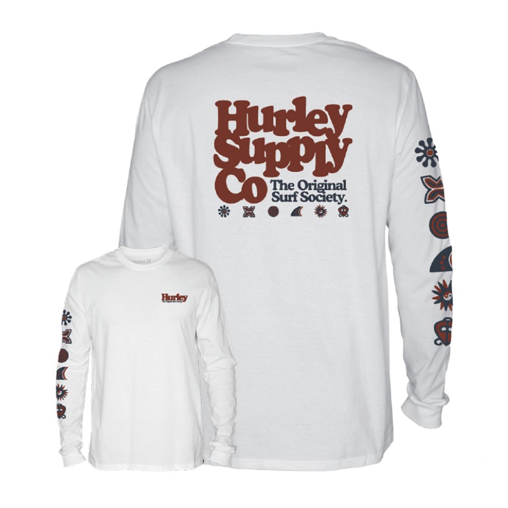 HURLEY｜男 EVD SOCIETY LS 長袖上衣