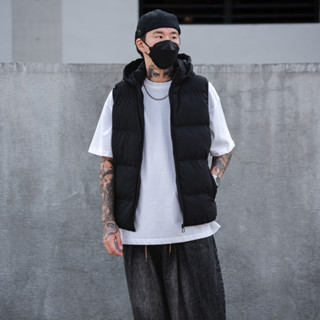 ［萬人街選物］J01日系厚棉麵包背心 大碼 保暖背心 馬甲 羽絨背心 連帽背心 背心外套 鋪棉背心 馬甲背心 背心男