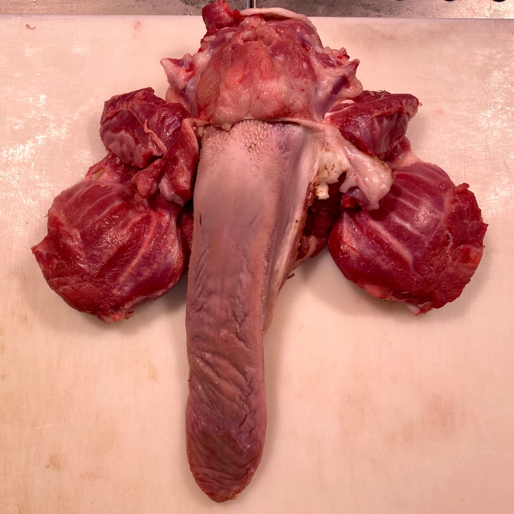 《松麟肉舖》台灣國產溫體豬🐷豬舌頭含嘴邊肉 整副