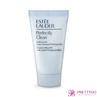 ESTEE LAUDER 雅詩蘭黛 Perfectly Clean 細緻煥採雙效淨化潔面乳(30ml)-新版【美麗購】
