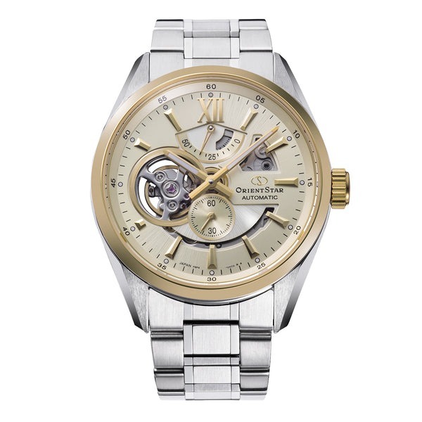 【ORIENT】東方之星 RE-AV0124G《50小時動力儲存顯示 鏤空機械錶》41mm/藍寶石鏡面/金面
