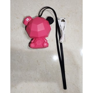 可愛-鑽石小熊電風扇