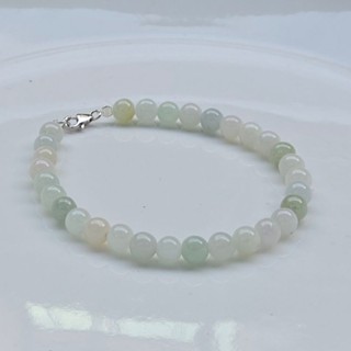 嗨，寶貝銀飾珠寶* 翡翠飾品☆925純銀鍍金 保證緬甸玉A貨 細緻 冰糯種 馬卡龍翡翠手鍊 珠鍊 手串1