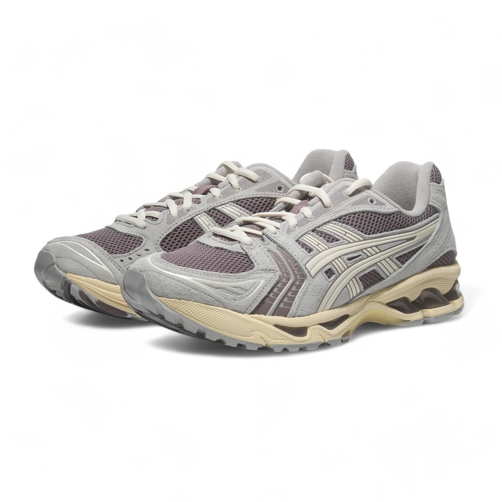ASICS 慢跑鞋 GEL-KAYANO 14 淺灰棕 麂皮 復古 男 1203A540500