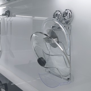 【FECA 非卡】E3 不鏽鋼鍋蓋架｜品牌旗艦店 壁掛鍋蓋架 鍋蓋收納架 免釘 免鑽 免打孔 廚房收納