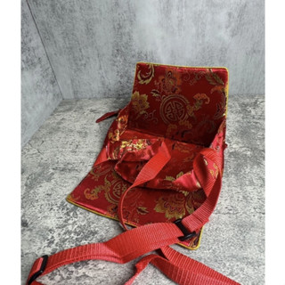 弘喧 神明 背帶 神明 外出 進香 遶境 出巡 徒步進香 神明用品 繡花布 神尊揹帶 拜拜 會靈 出國必備 方便省力