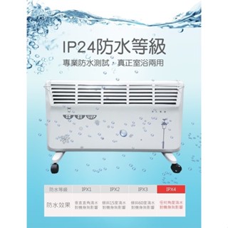 「LAPOLO」浴室瞬熱電暖爐LA-967 電暖器 冷氣團 寒流 暖風機 暖爐 防潑水 嬰兒 直立壁掛兩用對流式電暖