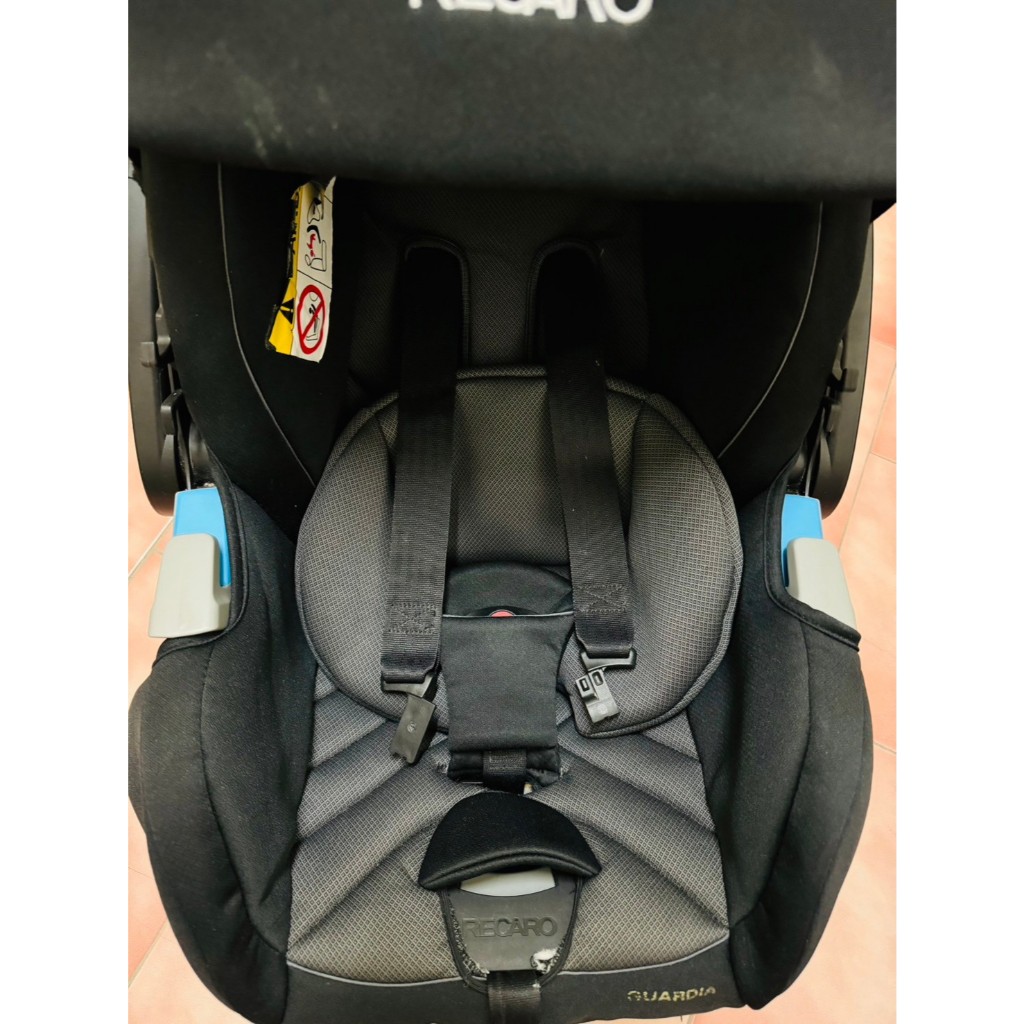 二手 recaro guardia 提籃 含ISOFIX底座 提籃轉接器 雨罩 蚊帳