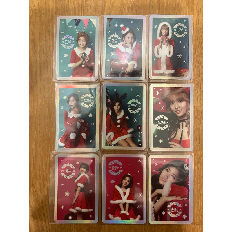 twice tt 聖誕 閃卡 整組 絕版閃卡 不拆售