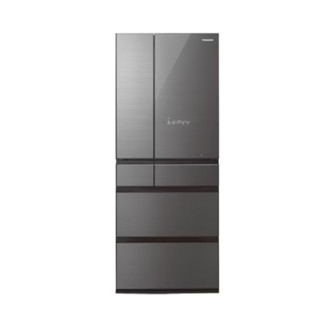 Panasonic 國際牌 600公升6門 無邊框鏡面玻璃冰箱 NR-F601WX-S1 雲霧灰 【雅光電器商城】
