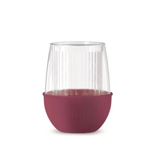 【美國HYDY x 汀士頓】深藍｜雙層玻璃杯 240ml（隔熱套耐熱達200℃）咖啡杯 馬克杯 咖啡杯 玻璃杯 杯子