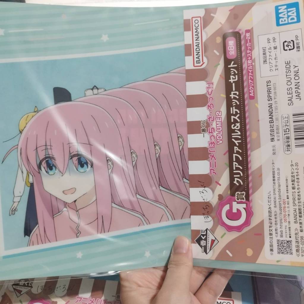 *Ca*~日系賣場~ 一番賞 小賞 孤獨搖滾 G賞 資料夾 小孤獨 後藤 一里