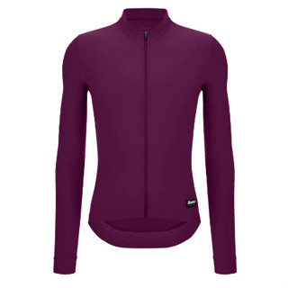 🔥全新公司貨🔥Santini 2025 RTR冬季長袖車衣 男女共版 競賽貼身 -酒紅 競賽貼身/易於儲物 秋冬流行款