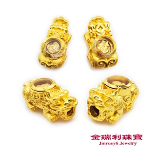 【金瑞利】9999純金 轉運招財貔貅1.13-1.19錢黃金裸件 招財轉運增強氣場 改善磁場趨吉避兇
