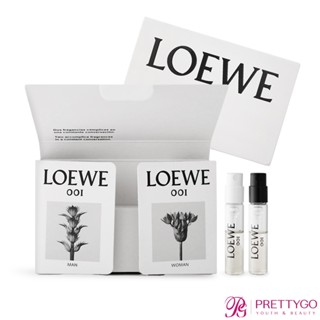 LOEWE 001淡香精套組[男性+女性](1.5mlX2)-國際航空版【美麗購】