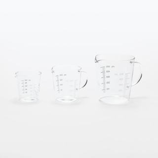 無印良品 MUJI 日本代購 耐熱玻璃量杯 500 200 100 三尺寸可選 烘焙用品 料理用品 量杯
