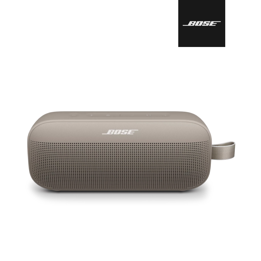 BOSE Soundlink Flex Ⅱ 防水防塵IP67 織帶掛環輕巧可攜式藍牙揚聲器 沙丘灰(第二代)
