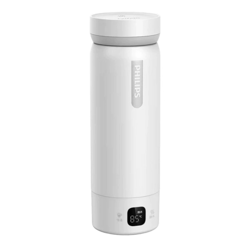 轉換電壓 第四代 最新 飛利浦PHILIPS 420ML 燒水杯 電熱水杯 旅遊辦公 加熱杯 316不鏽鋼 保溫杯 燒水