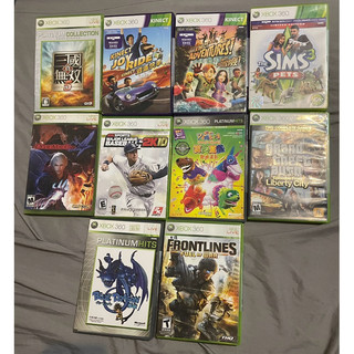 （Xbox 360)二手遊戲片 三國無雙/逍遙快車/大冒險/模擬市民3/惡魔獵人4/MLB 2K10/GTA 自由城之章
