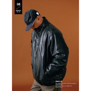 MADNESS SOFT SHEEPSKIN LEATHER BLOUSON 餘文樂同款